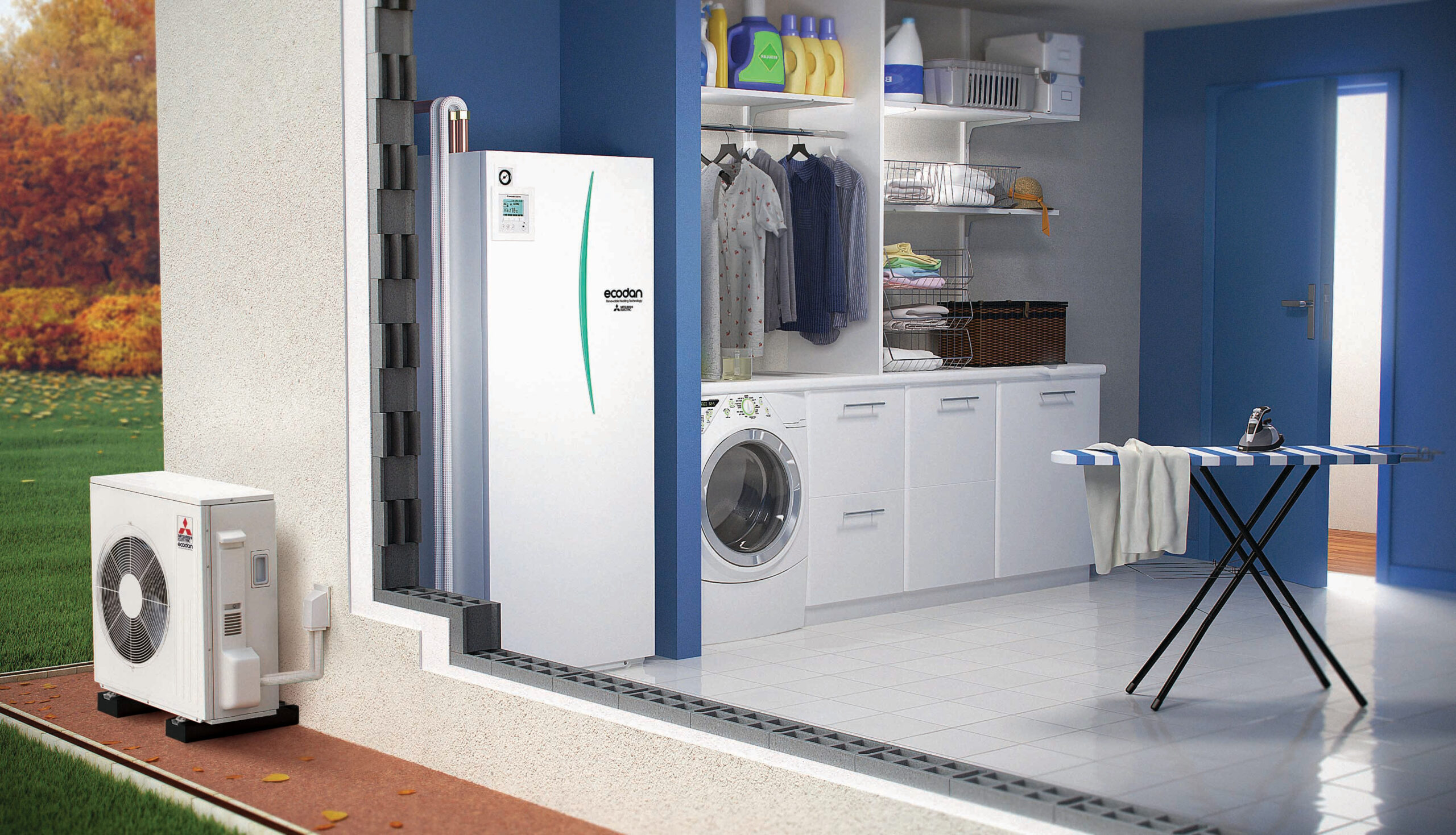 pompe à chaleur mitsubishi air eau