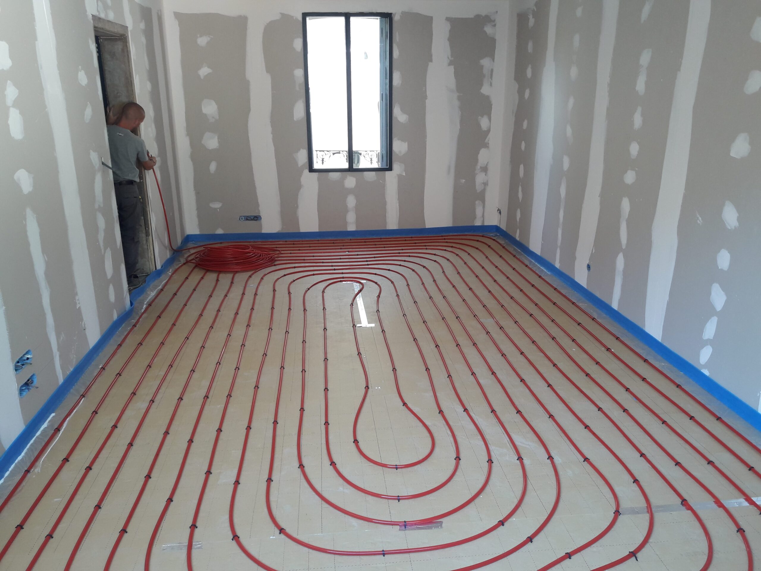 plancher chauffant pompe à chaleur
